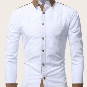 Contrast Binding Shirt